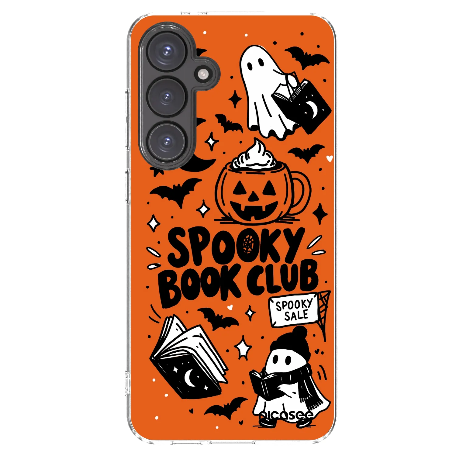 Picasee husă transparentă din silicon pentru Samsung Galaxy S24 FE S721B - Spooky book club