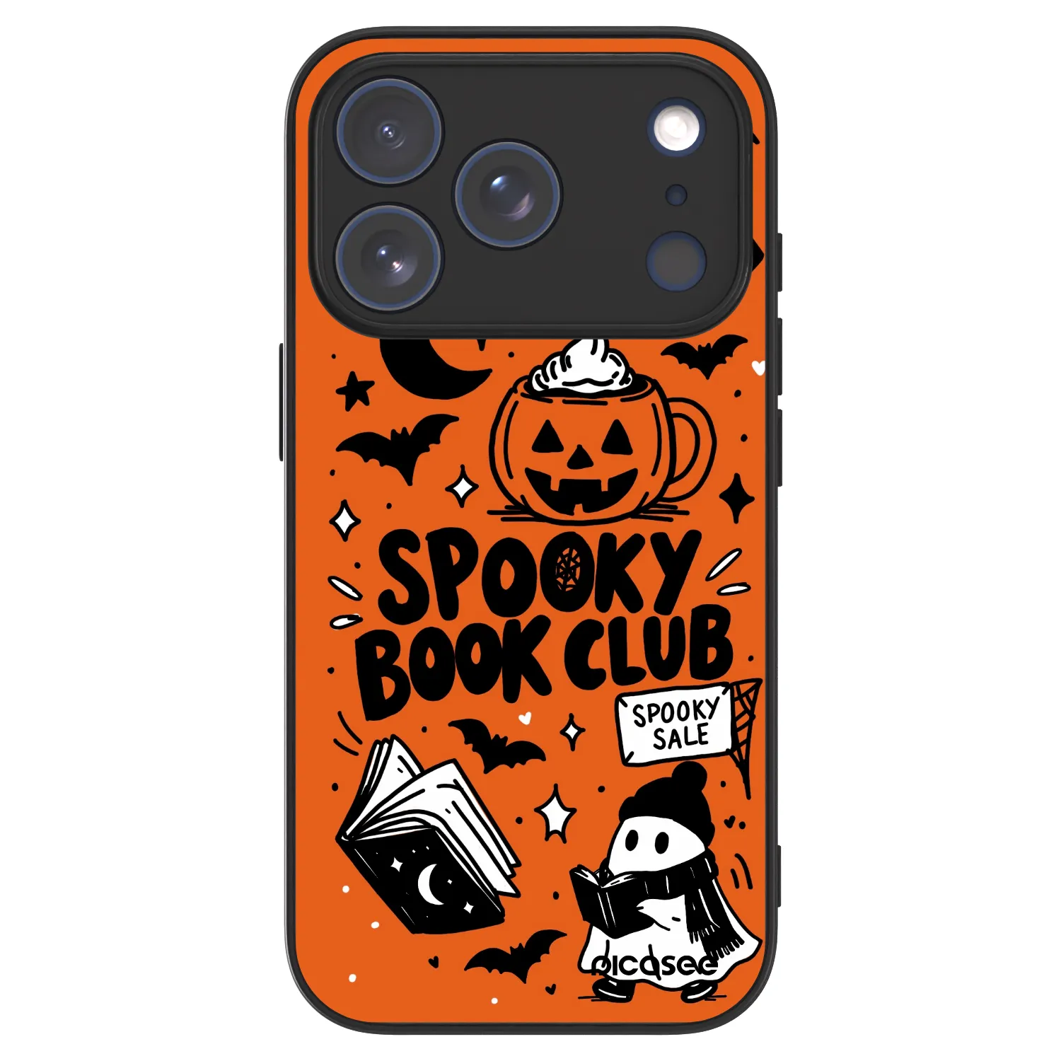 Picasee ULTIMATE CASE MagSafe pentru Apple iPhone 17 Pro - Spooky book club