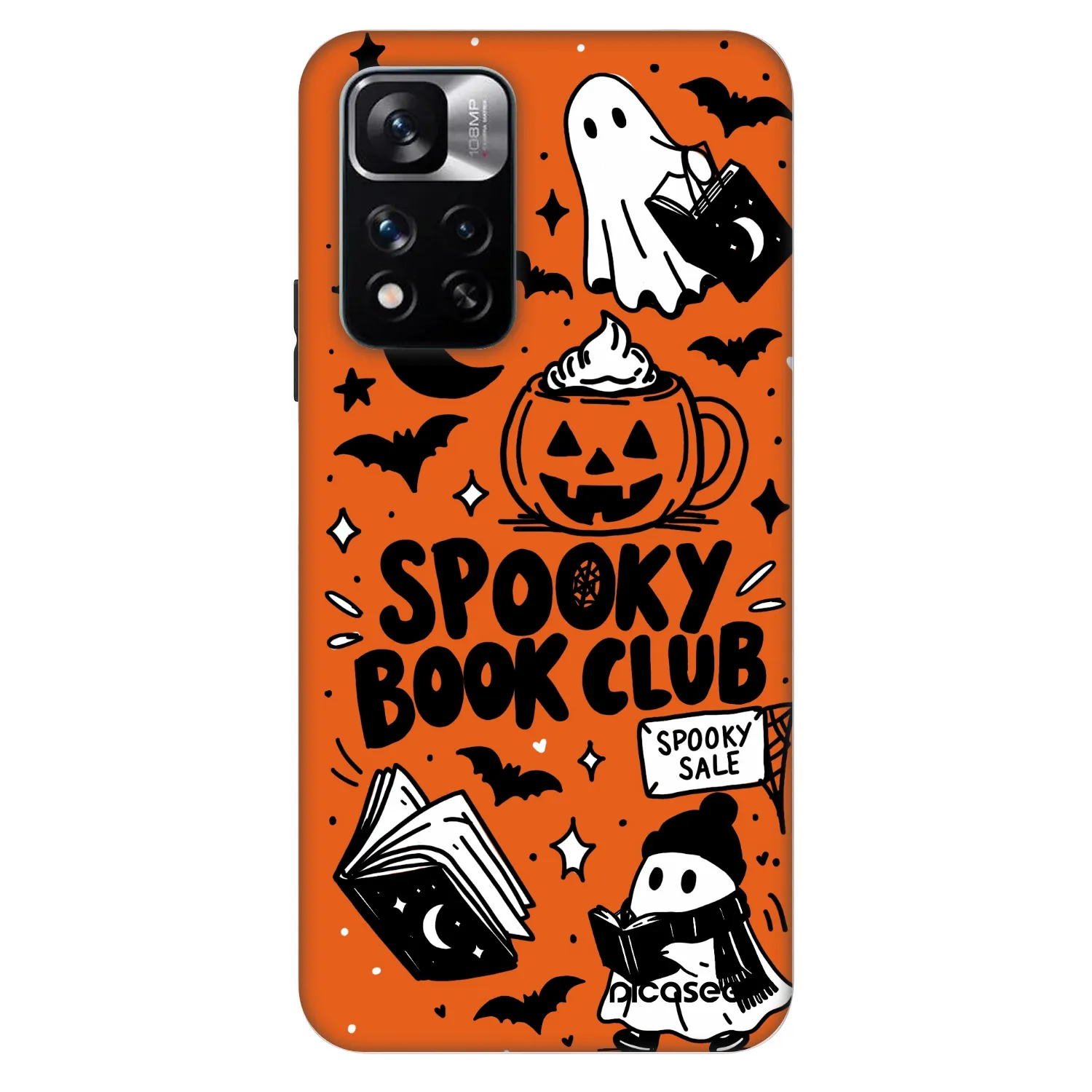 Picasee Fashion Case pentru Xiaomi Redmi Note 11 Pro 5G - Spooky book club