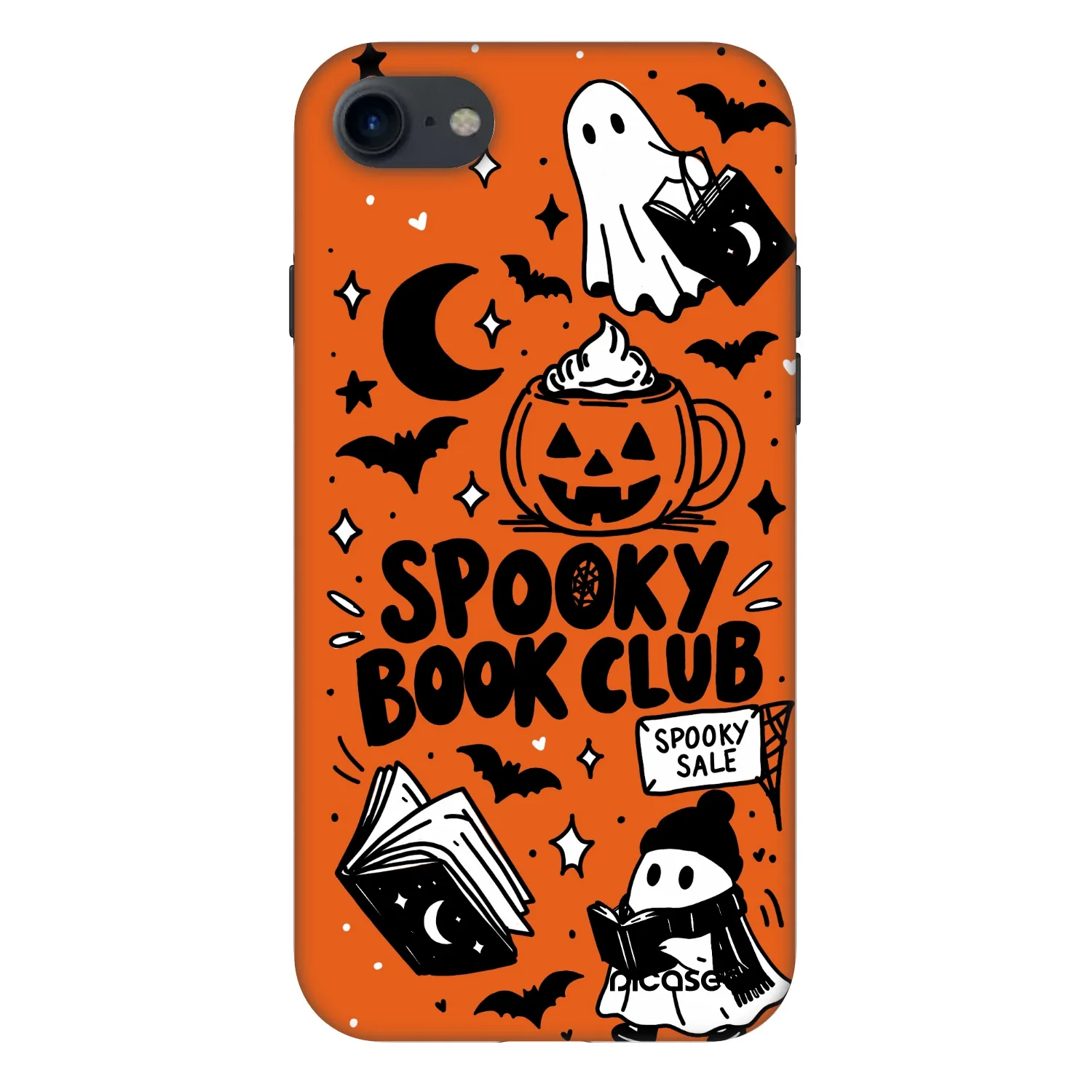 Picasee Fashion Case pentru Apple iPhone SE 2020 - Spooky book club