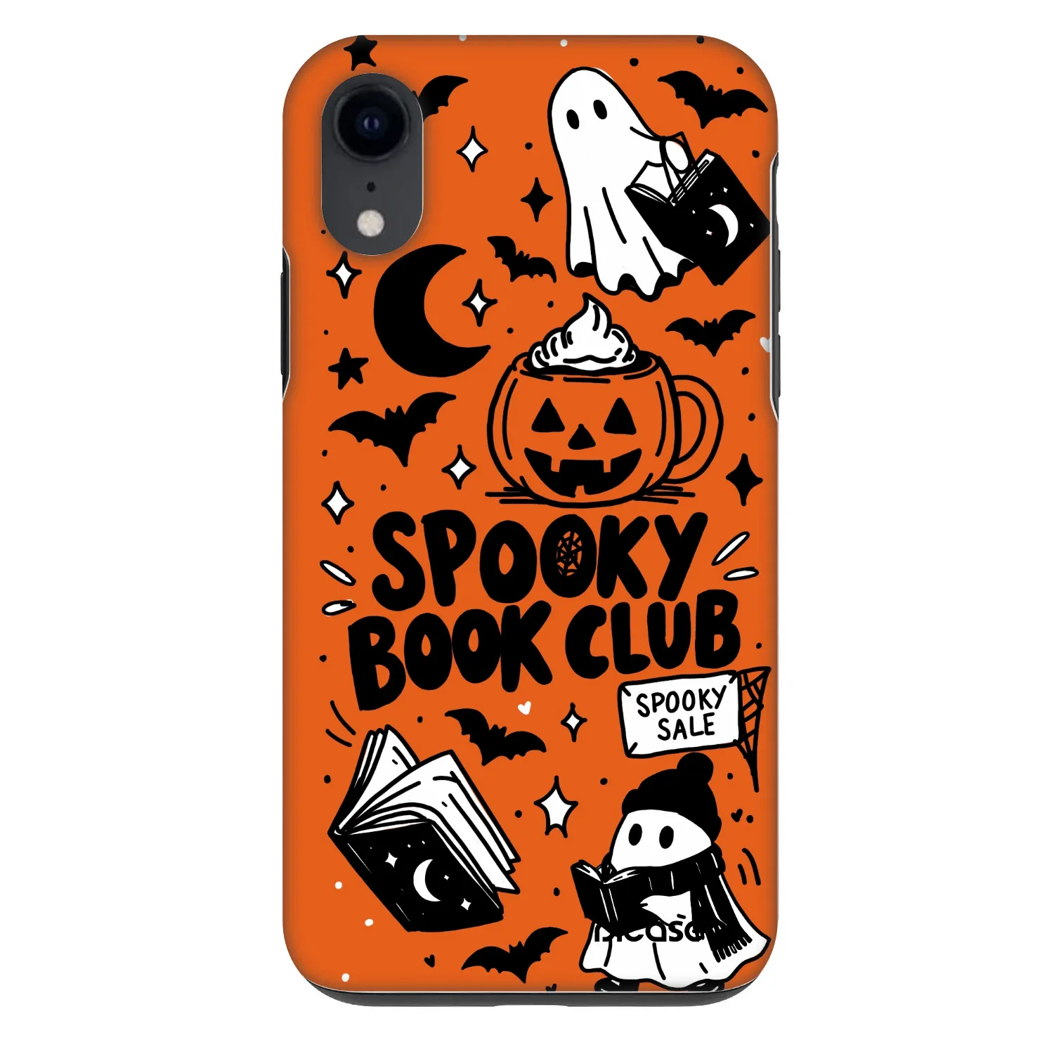 Picasee Fashion Case pentru Apple iPhone XR - Spooky book club