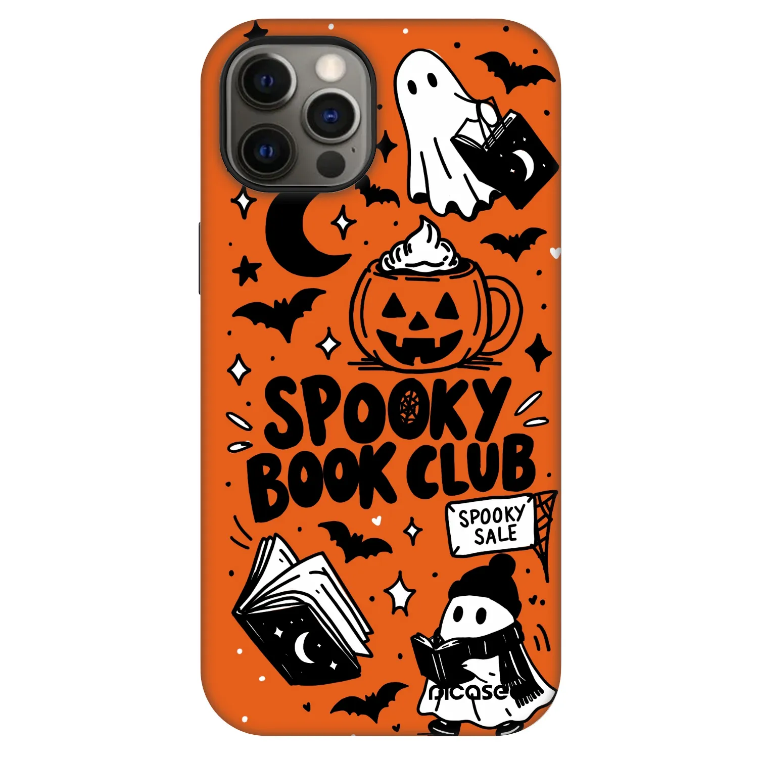 Picasee Fashion Case MagSafe pentru Apple iPhone 12 Pro - Spooky book club