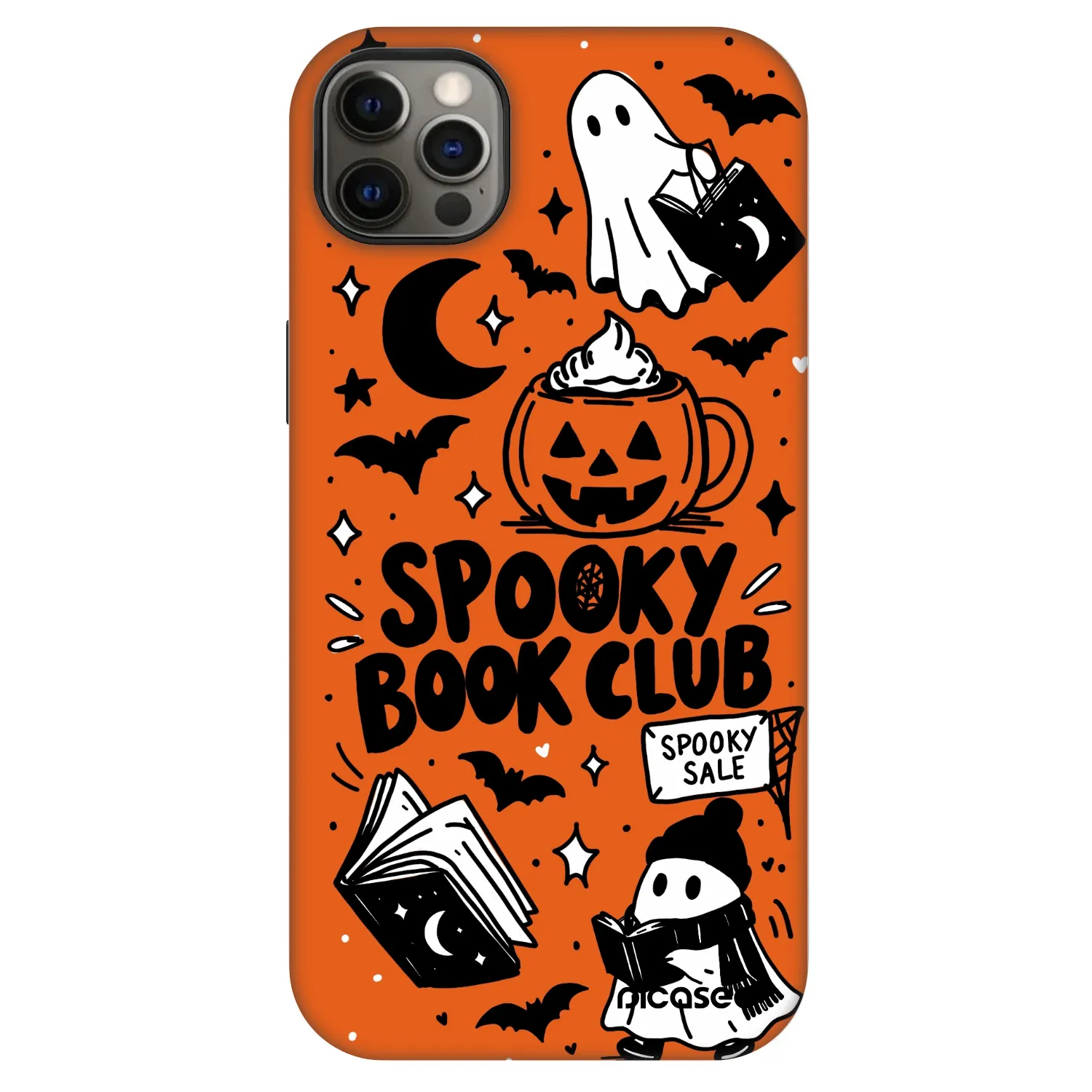 Picasee Fashion Case MagSafe pentru Apple iPhone 12 Pro Max - Spooky book club