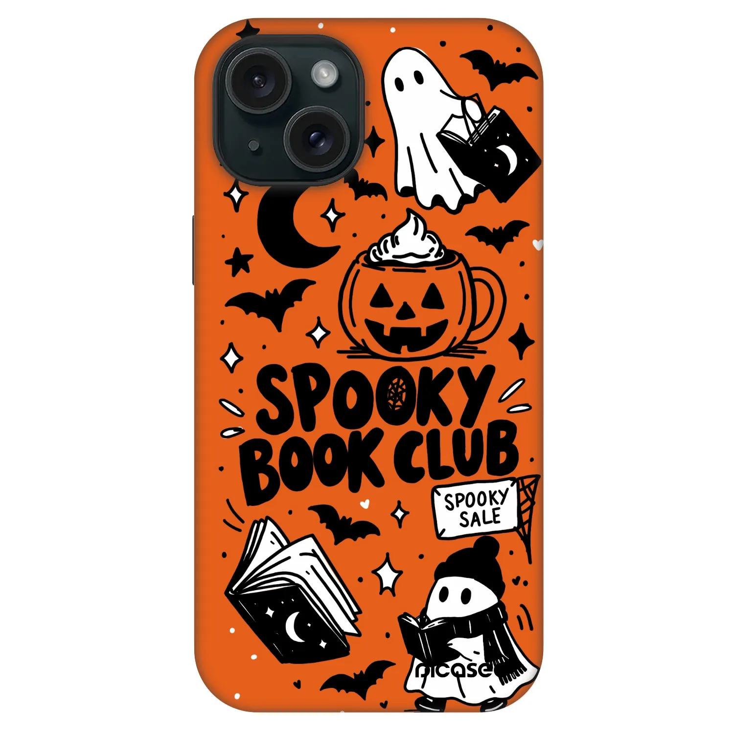 Picasee Fashion Case MagSafe pentru Apple iPhone 15 - Spooky book club