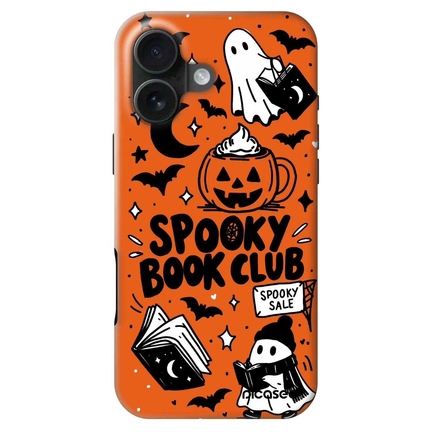Picasee Fashion Case MagSafe pentru Apple iPhone 16 - Spooky book club