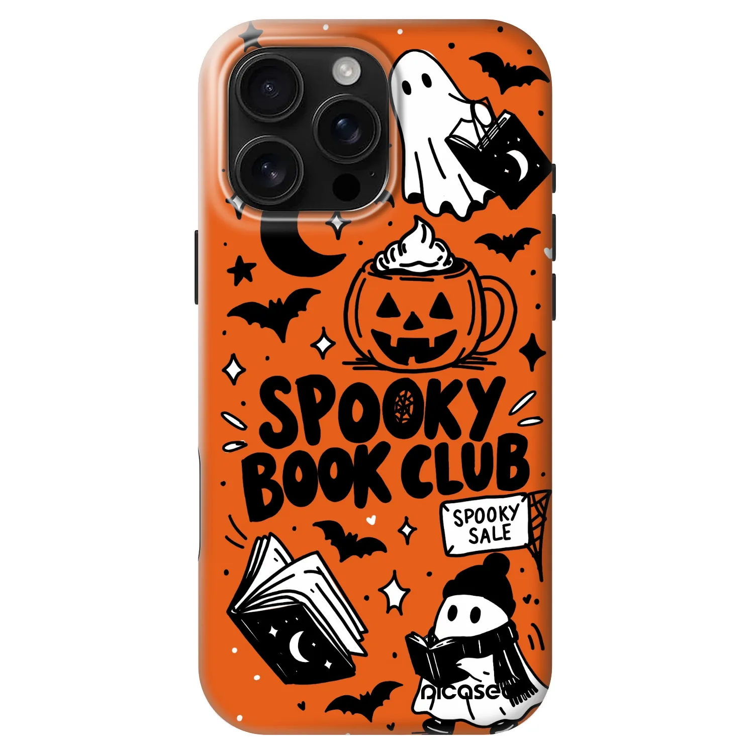 Picasee Fashion Case MagSafe pentru Apple iPhone 16 Pro Max - Spooky book club