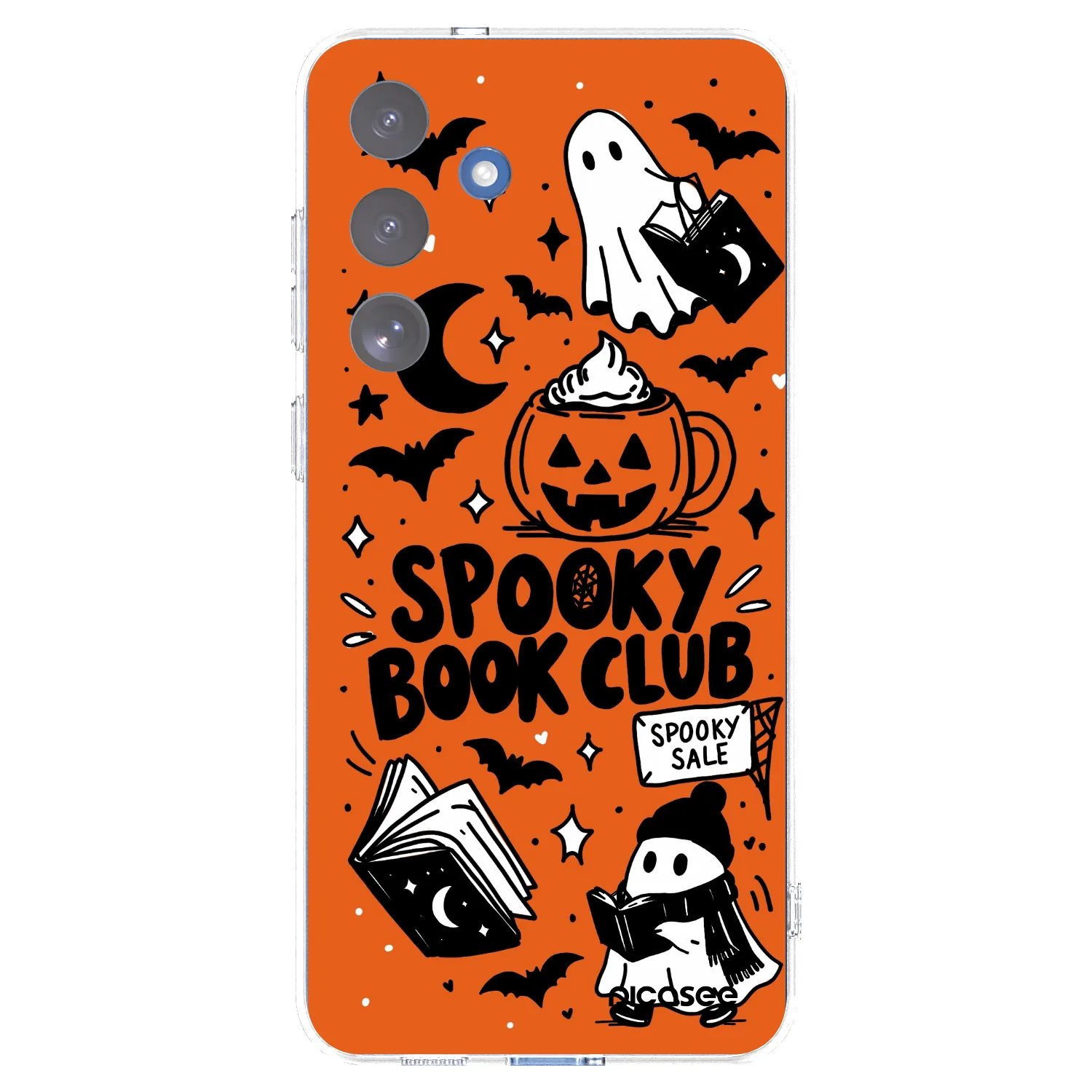 Picasee husă transparentă din silicon pentru Samsung Galaxy S25 FE 5G - Spooky book club