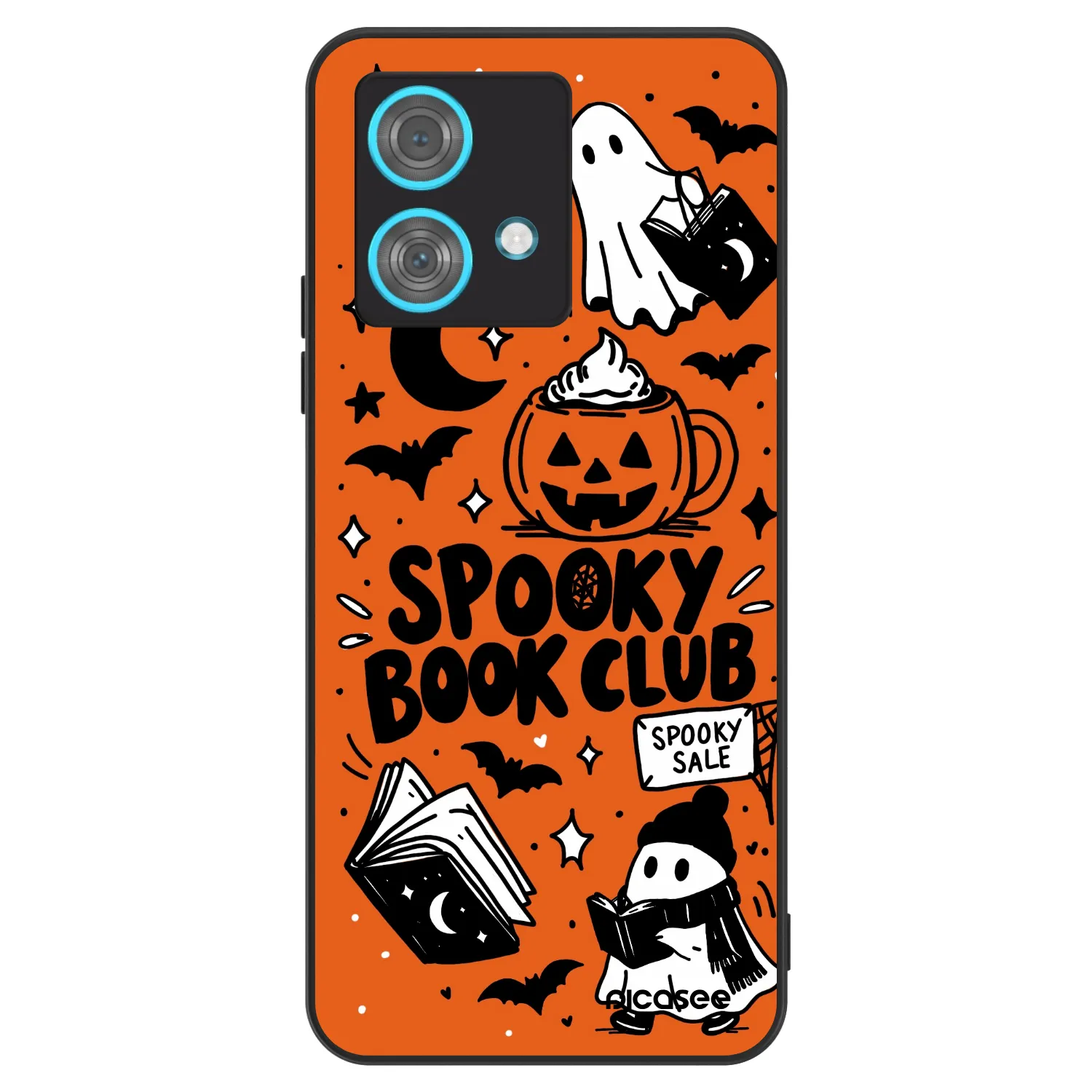Picasee ULTIMATE CASE pentru Motorola Edge 40 Neo - Spooky book club