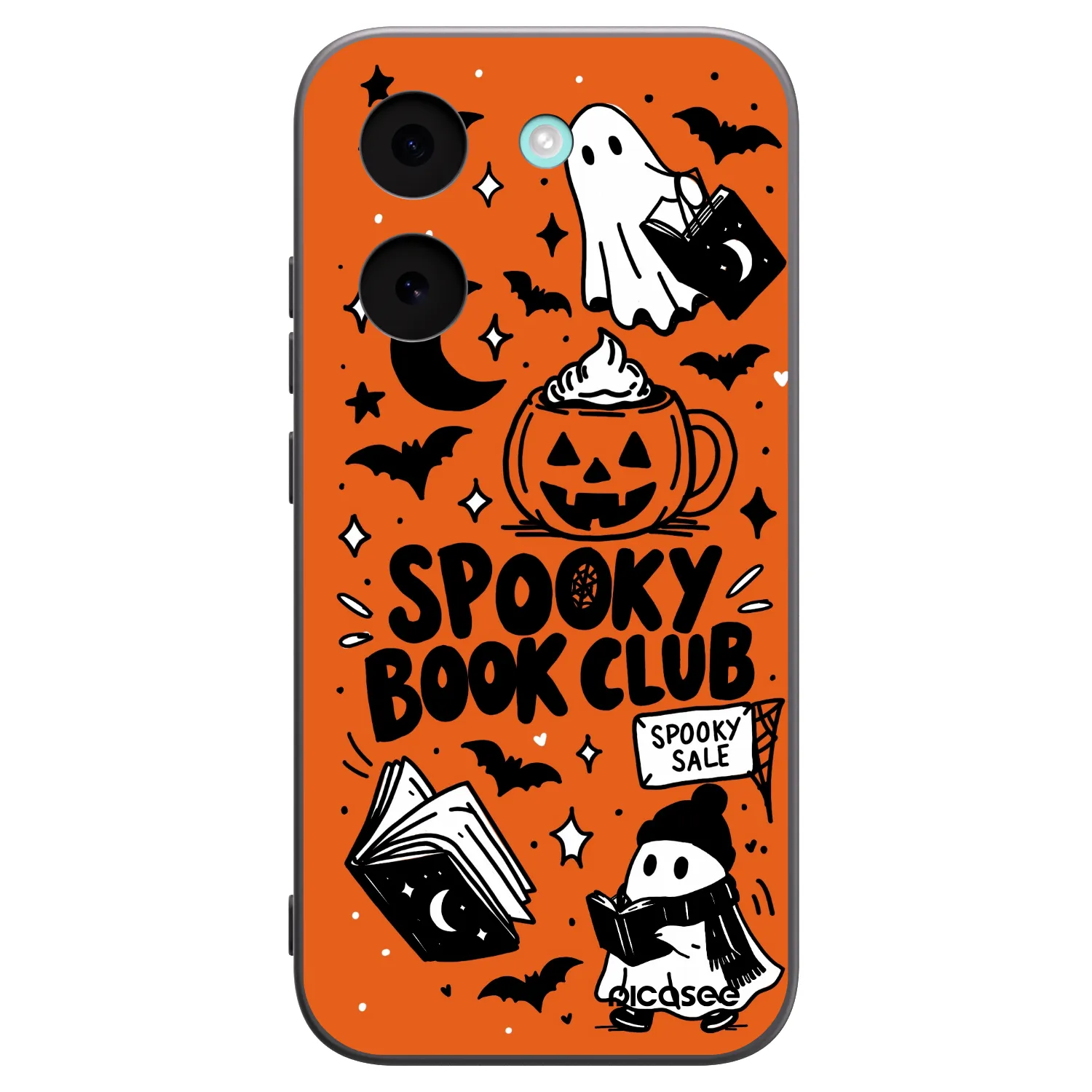 Picasee husă neagră din silicon pentru Xiaomi Poco X8 Pro - Spooky book club