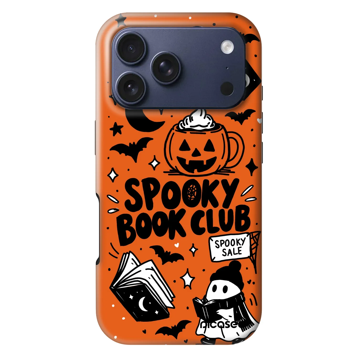 Picasee Fashion Case MagSafe pentru Apple iPhone 18 Pro - Spooky book club