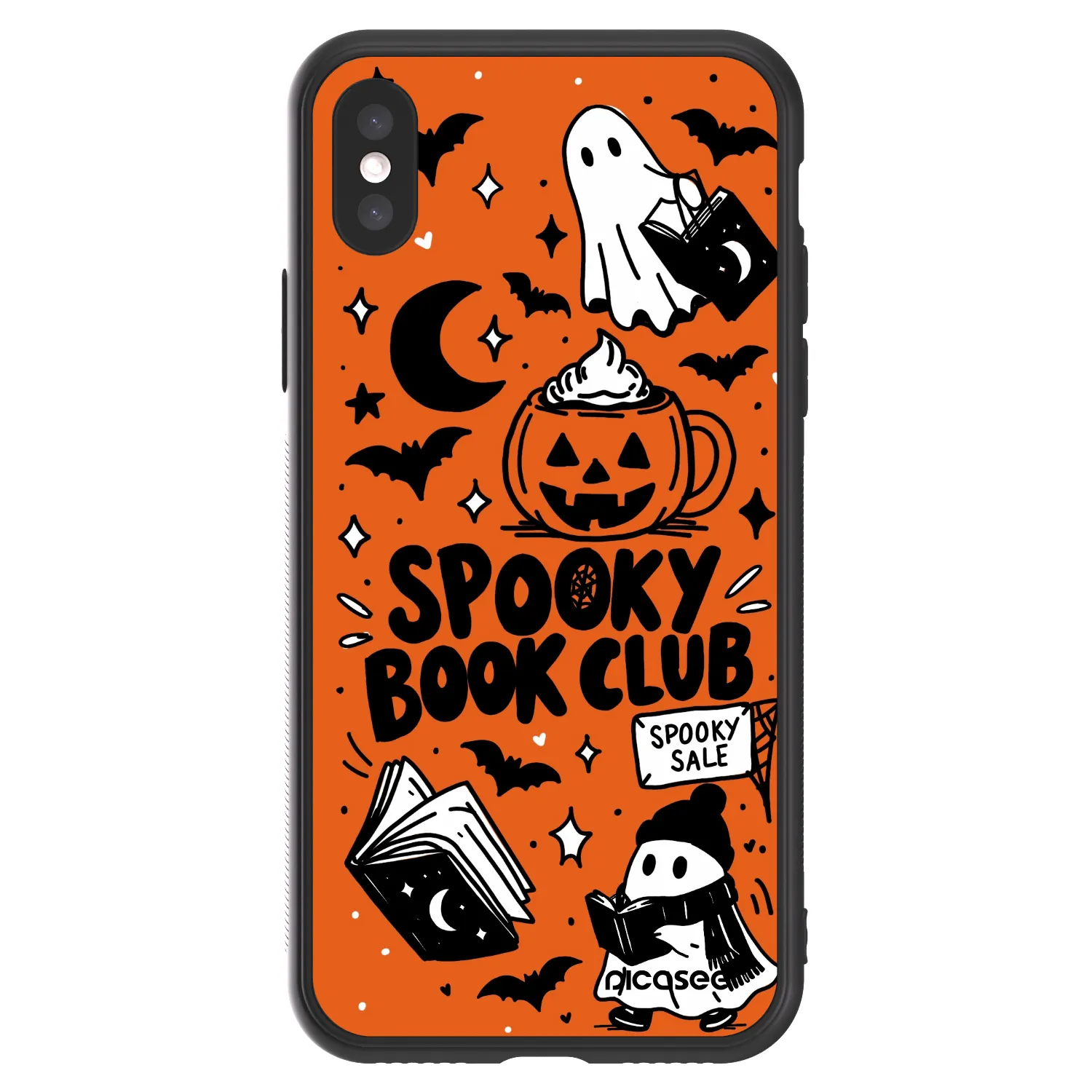Picasee ULTIMATE CASE pentru Apple iPhone X/XS - Spooky book club