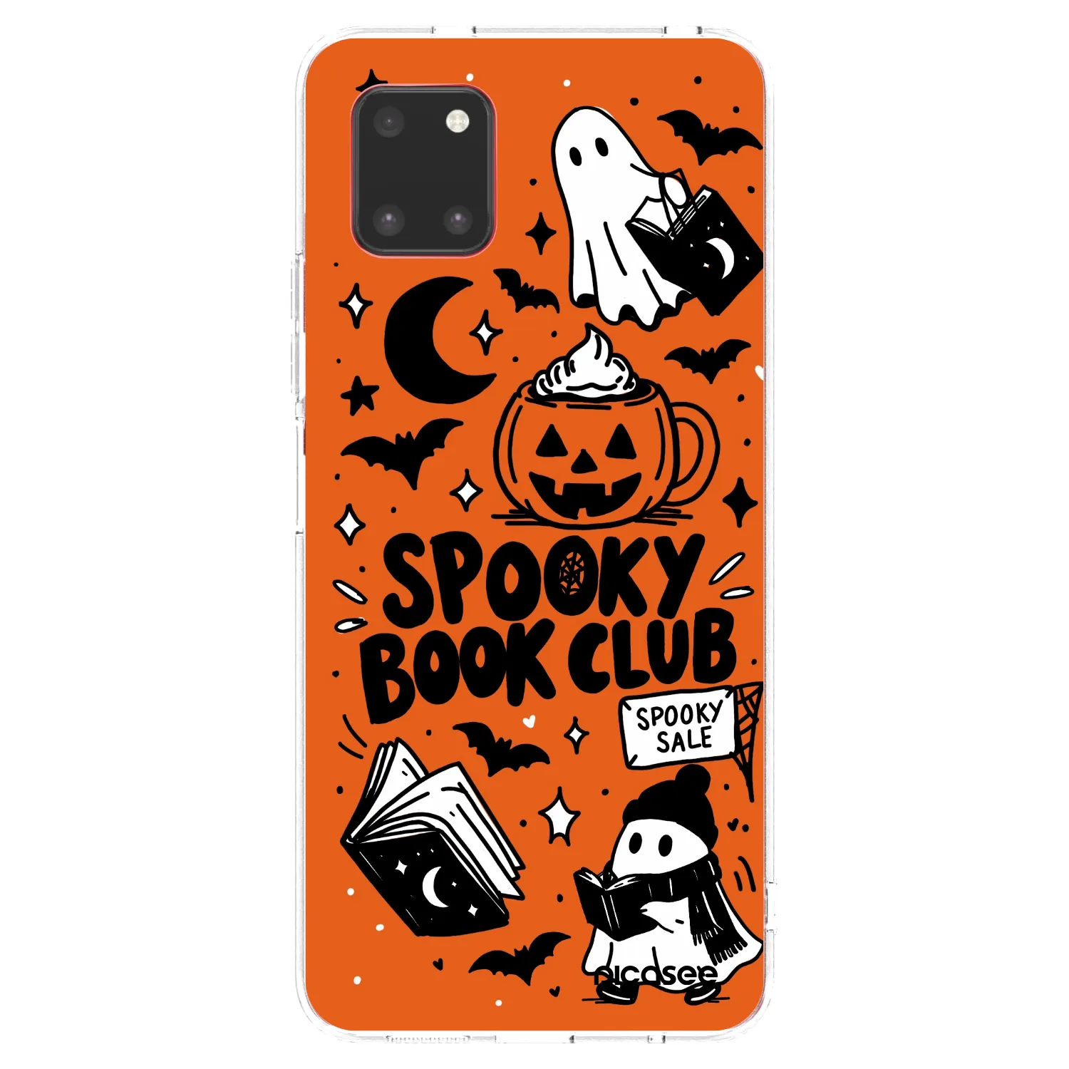 Picasee husă transparentă din silicon pentru Samsung Galaxy Note 10 Lite N770F - Spooky book club