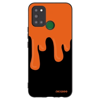 Husă pentru Realme 7i - Orange spooky