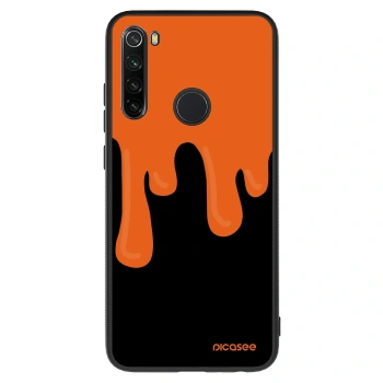 Husă pentru Xiaomi Redmi Note 8 - Orange spooky