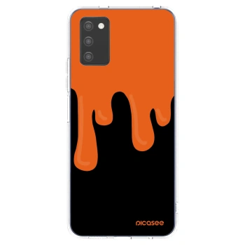 Husă pentru Samsung Galaxy A02s A025G - Orange spooky