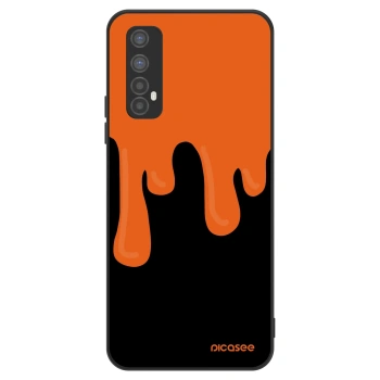 Husă pentru Realme 7 - Orange spooky