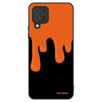 Husă pentru Samsung Galaxy A22 A225F 4G - Orange spooky