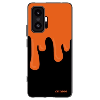 Picasee husă neagră din silicon pentru Xiaomi 11T - Orange spooky