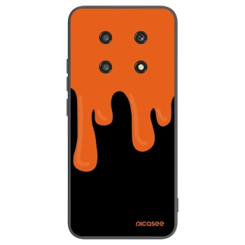 Picasee husă neagră din silicon pentru Honor Magic4 Lite 5G - Orange spooky