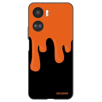 Picasee husă neagră din silicon pentru Honor 90 Lite 5G - Orange spooky