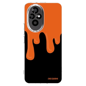 Picasee husă transparentă din silicon pentru Honor 200 5G - Orange spooky