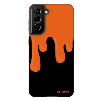 Husă pentru Samsung Galaxy S22 5G - Orange spooky