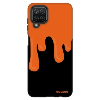 Husă pentru Samsung Galaxy A12 A125F - Orange spooky