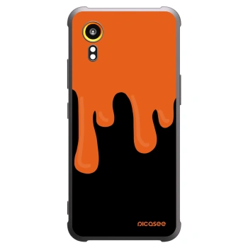Husă pentru Samsung Galaxy XCover 7 - Orange spooky