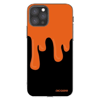 Picasee husă transparentă din silicon pentru Apple iPhone 11 Pro - Orange spooky