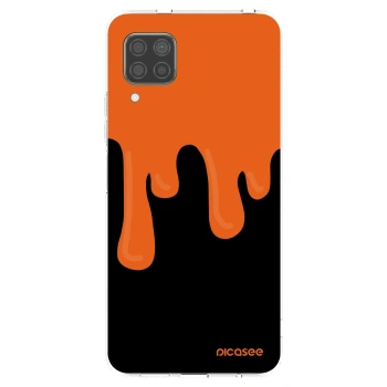 Picasee husă transparentă din silicon pentru Huawei P40 Lite - Orange spooky
