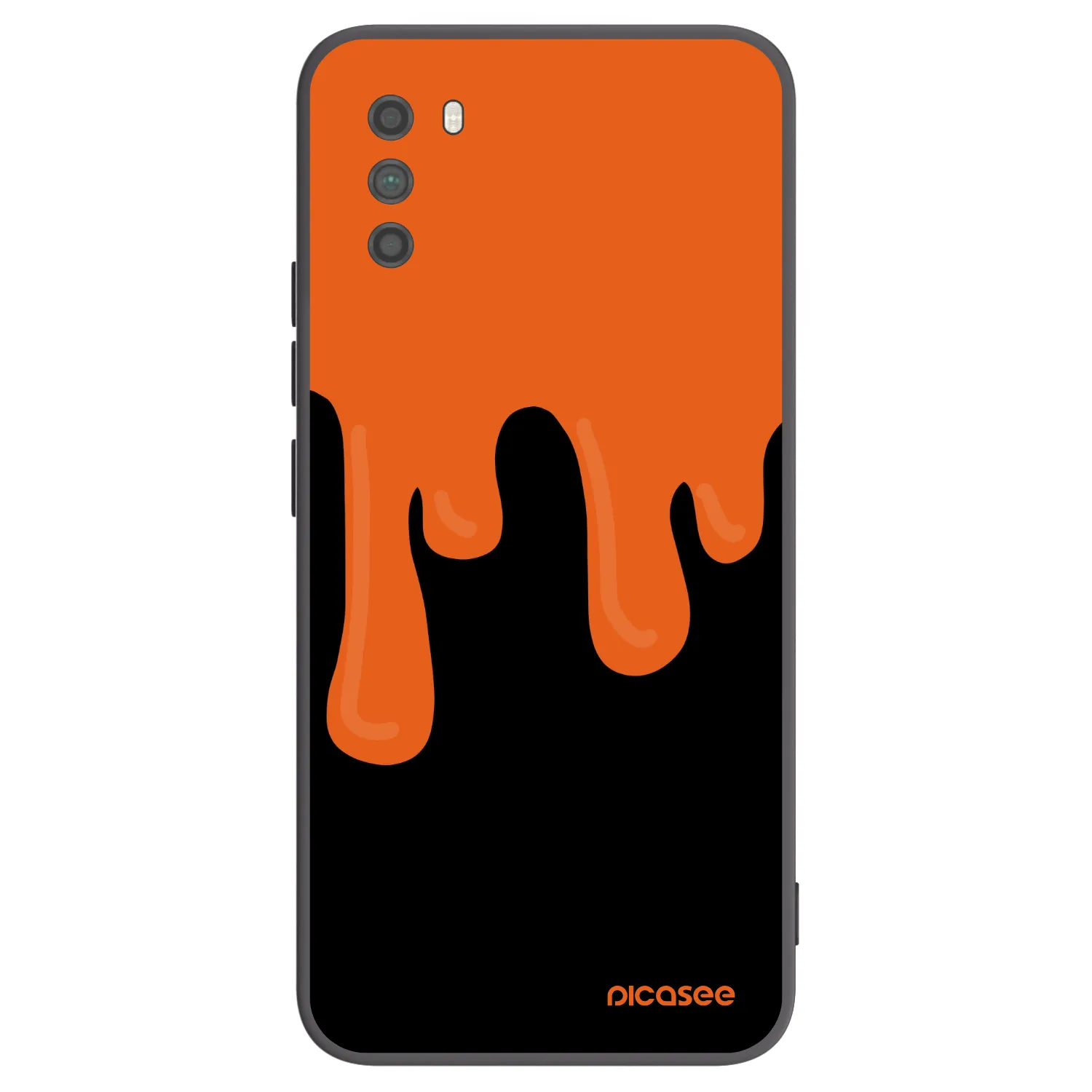 Picasee husă neagră din silicon pentru Xiaomi Poco M3 - Orange spooky
