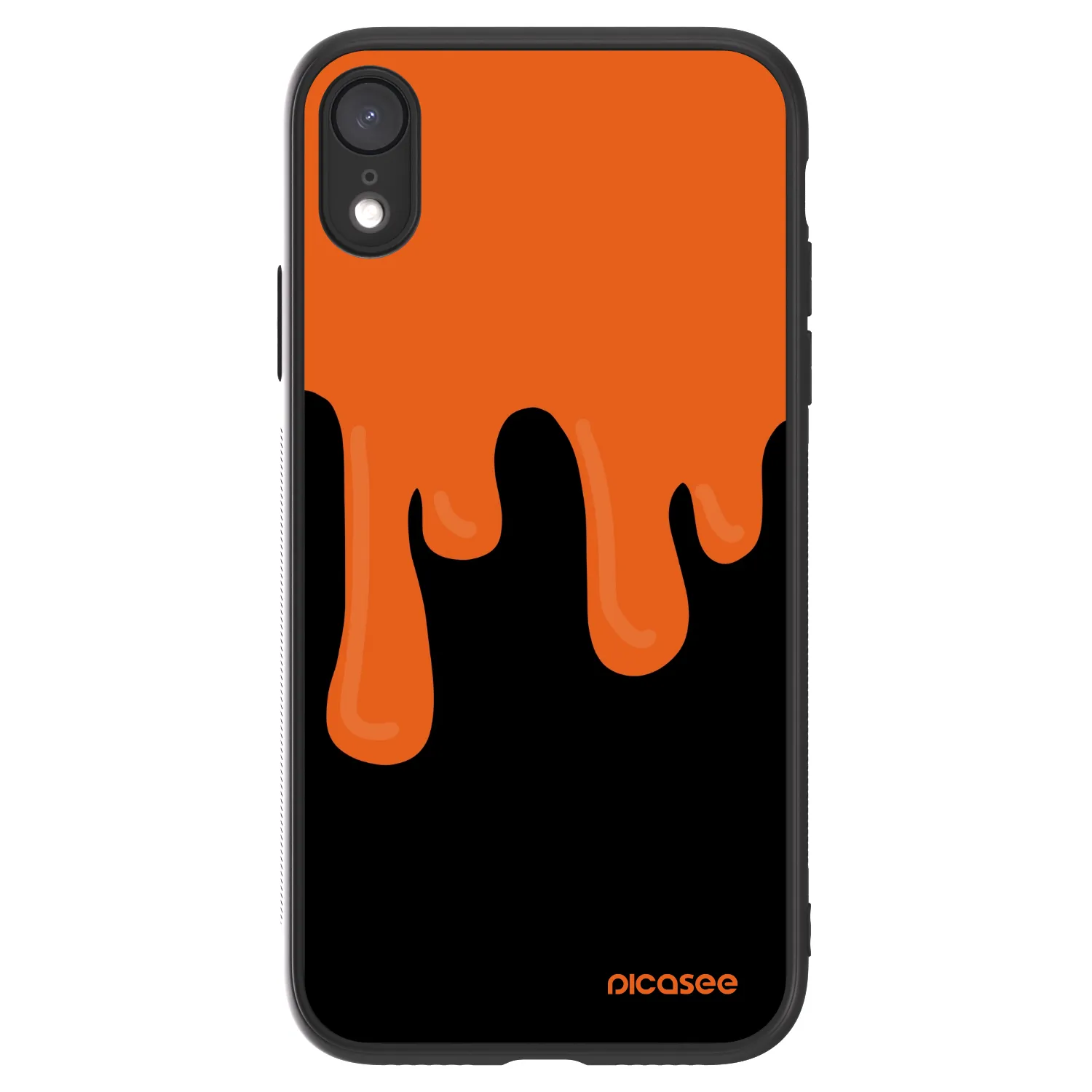 Picasee ULTIMATE CASE pentru Apple iPhone XR - Orange spooky