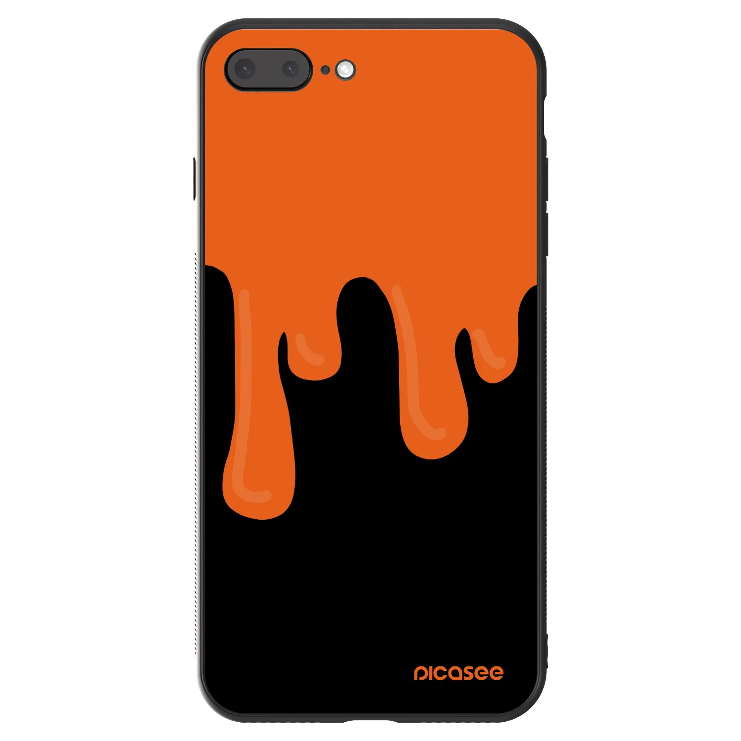 Picasee ULTIMATE CASE pentru Apple iPhone 7 Plus - Orange spooky