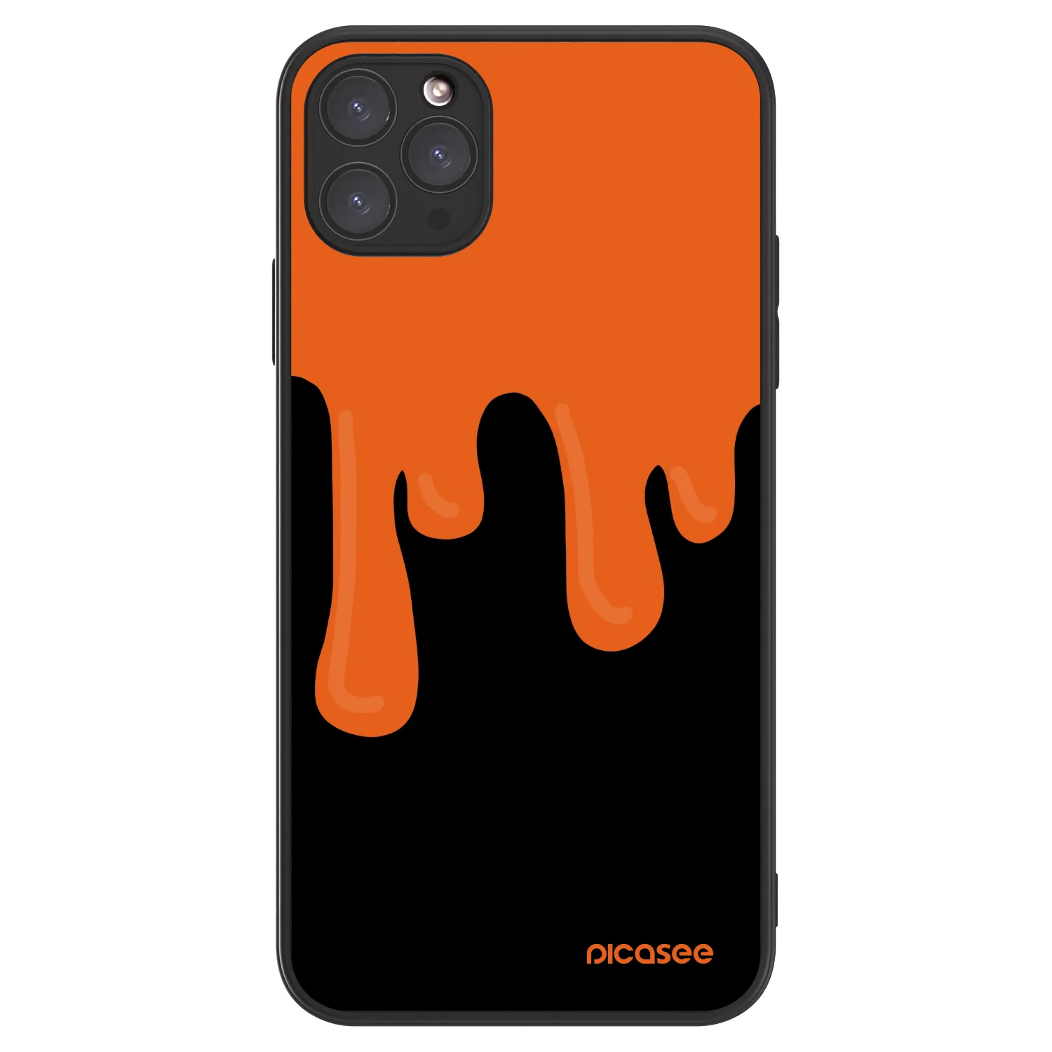 Picasee ULTIMATE CASE pentru Apple iPhone 11 Pro Max - Orange spooky