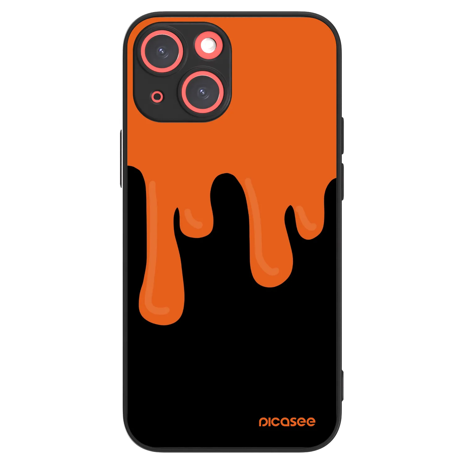 Picasee ULTIMATE CASE pentru Apple iPhone 13 mini - Orange spooky