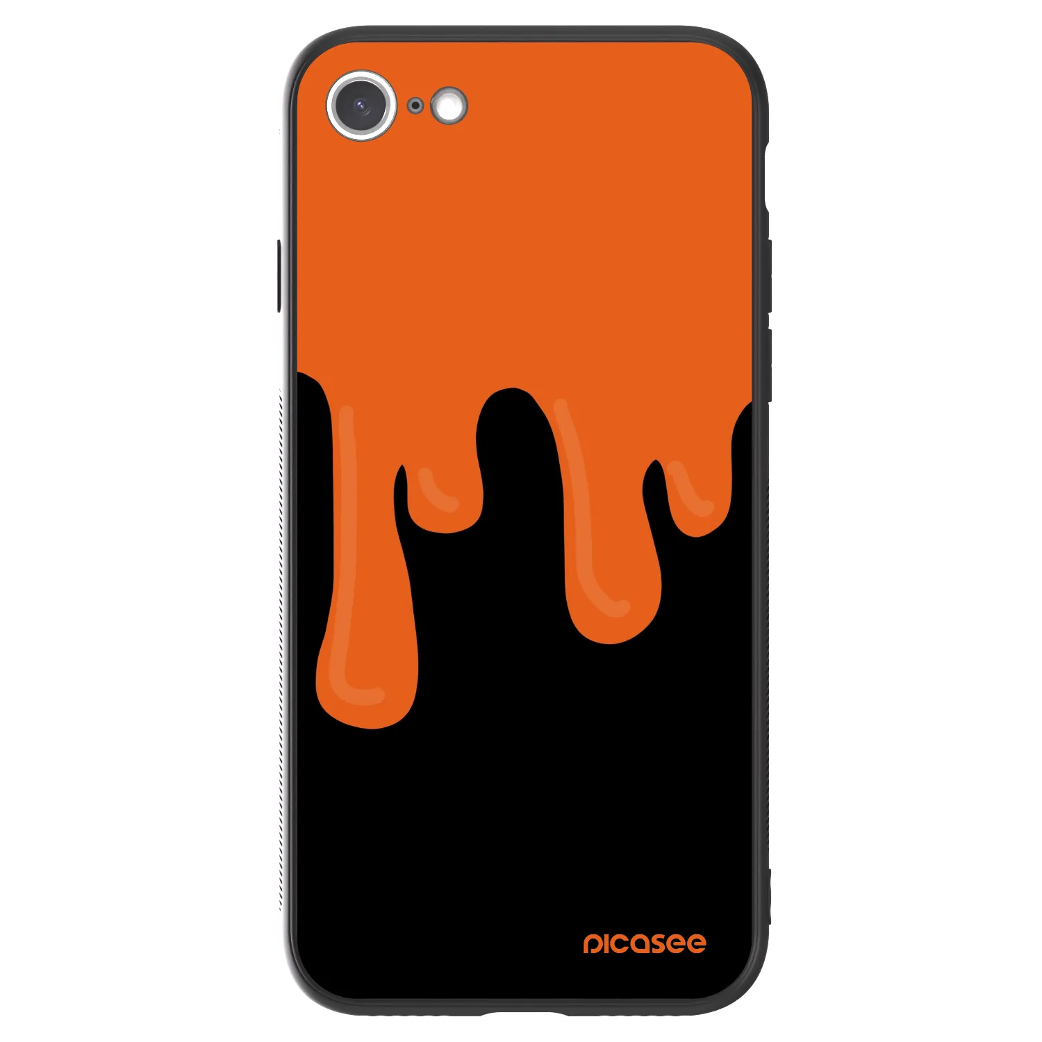Picasee ULTIMATE CASE pentru Apple iPhone SE 2020 - Orange spooky