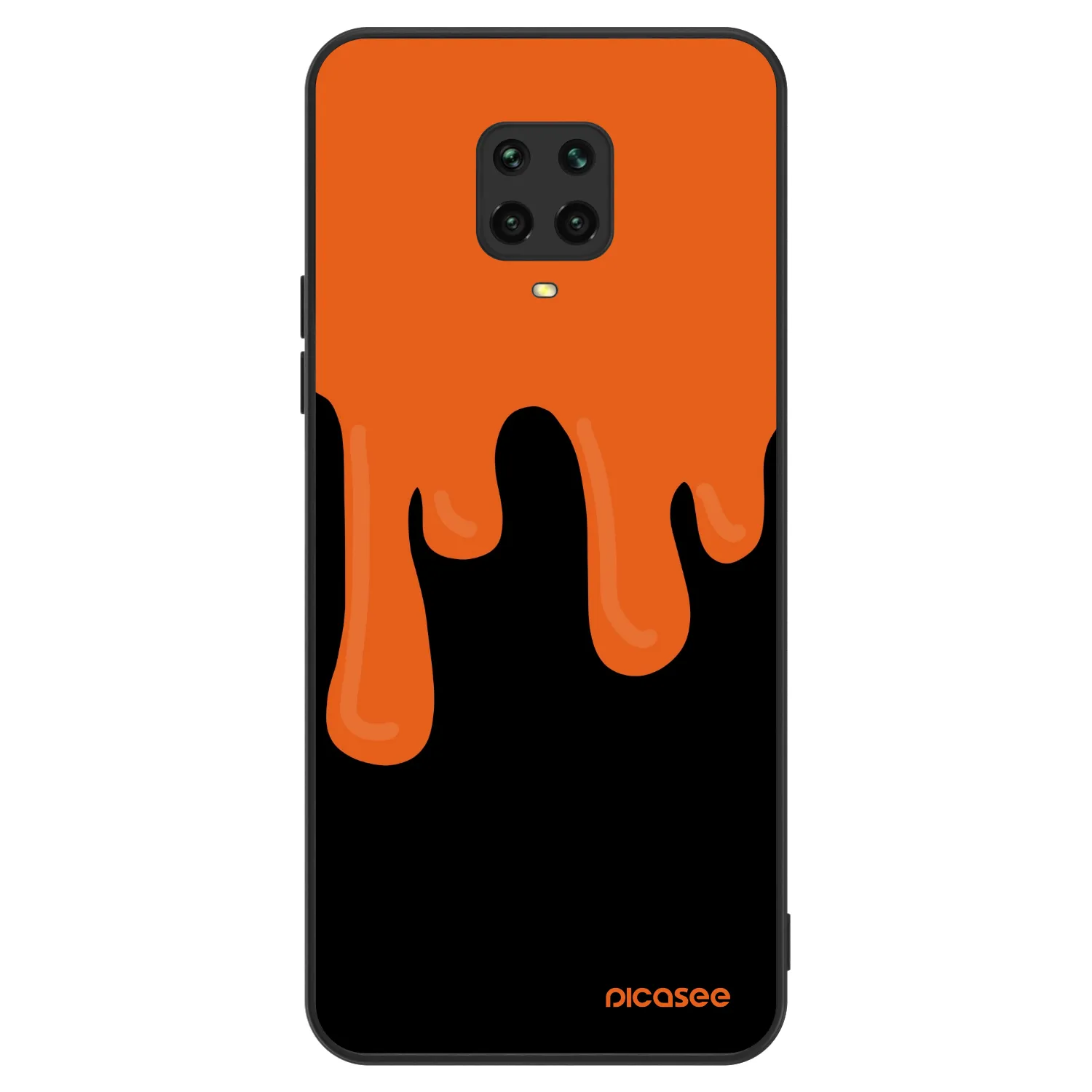 Picasee ULTIMATE CASE pentru Xiaomi Redmi Note 9S - Orange spooky