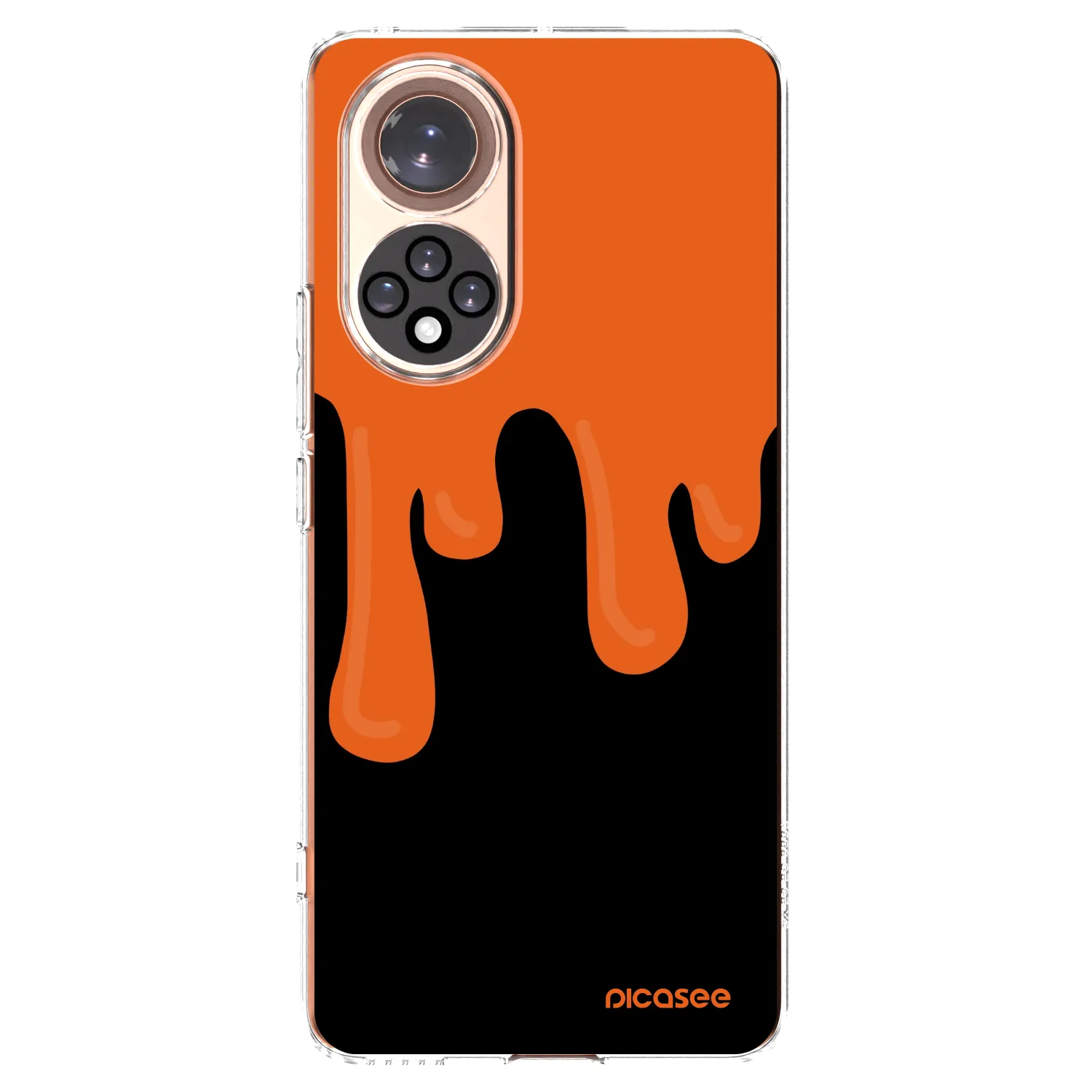 Picasee husă transparentă din silicon pentru Honor 50 5G - Orange spooky