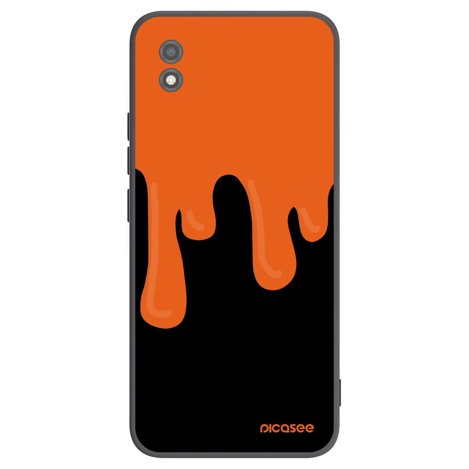 Picasee husă neagră din silicon pentru Realme C11 (2021) - Orange spooky
