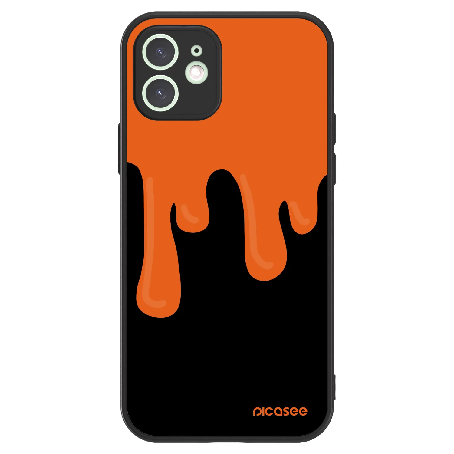 Picasee ULTIMATE CASE MagSafe pentru Apple iPhone 12 - Orange spooky
