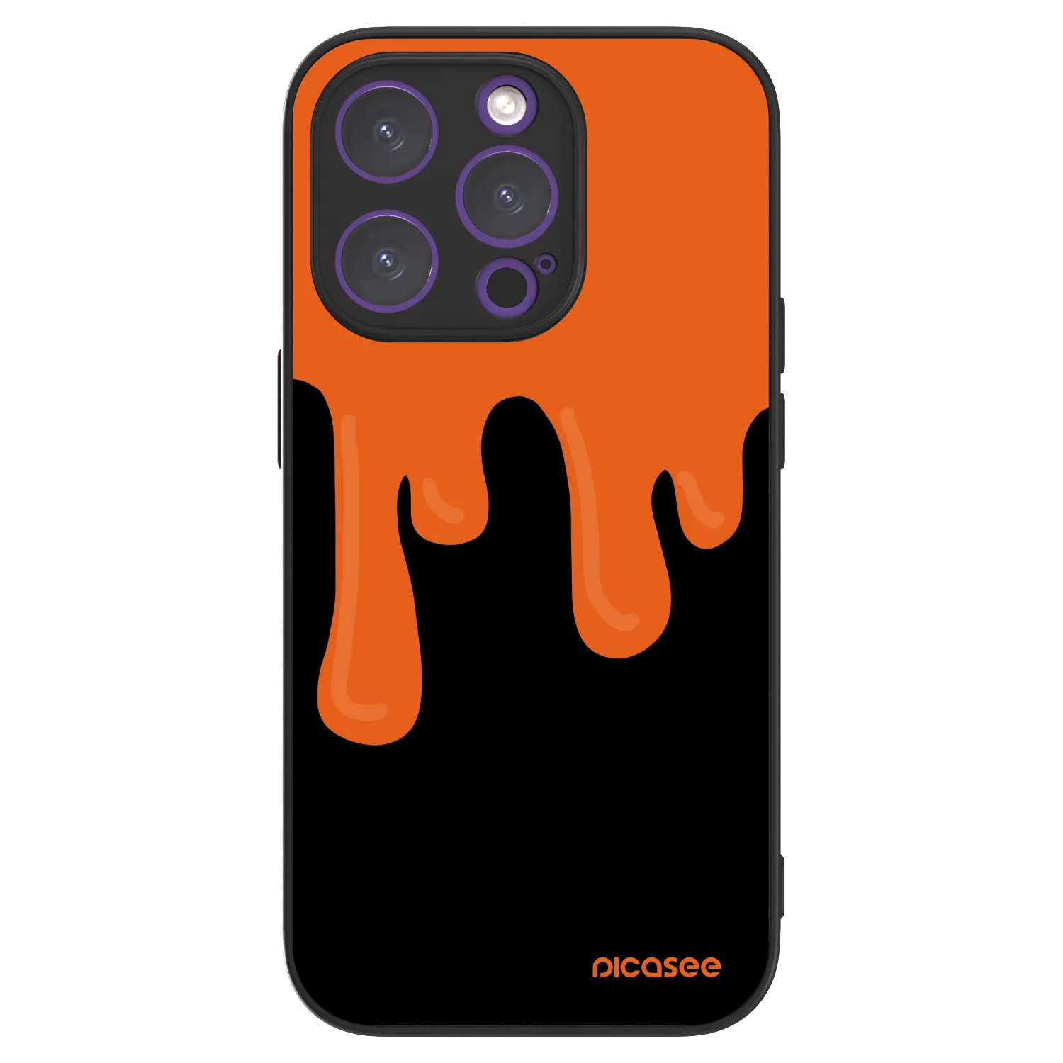 Picasee ULTIMATE CASE MagSafe pentru Apple iPhone 14 Pro - Orange spooky