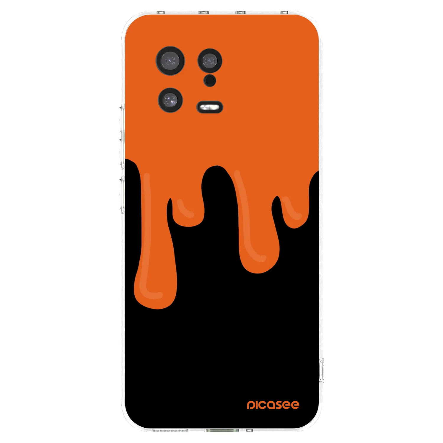 Picasee husă transparentă din silicon pentru Xiaomi 13 - Orange spooky