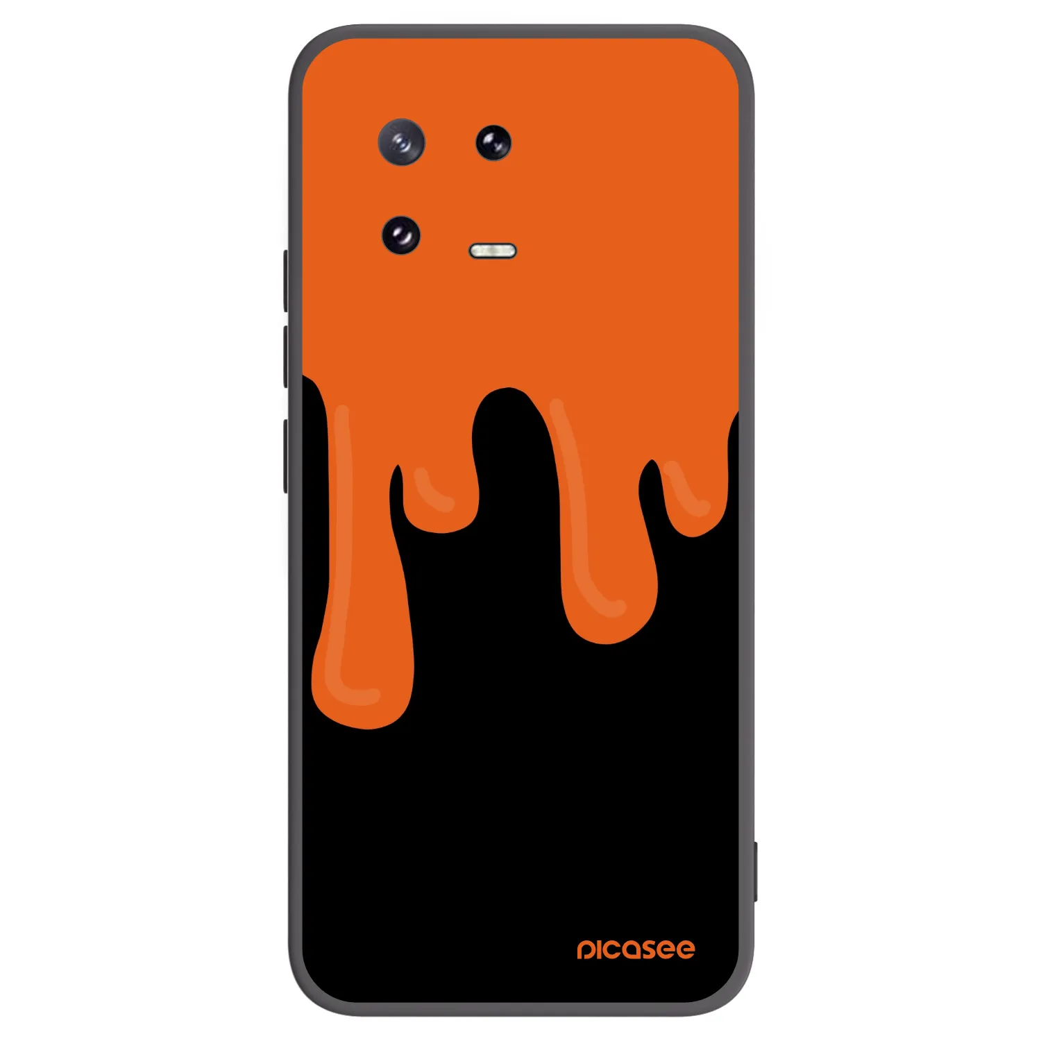Picasee husă neagră din silicon pentru Xiaomi 13 Pro - Orange spooky
