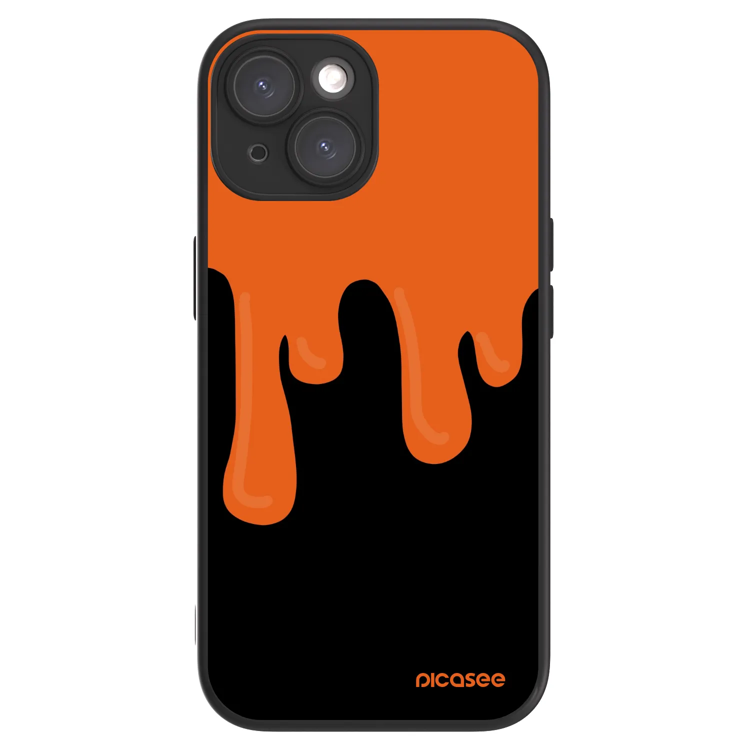 Picasee ULTIMATE CASE MagSafe pentru Apple iPhone 15 - Orange spooky
