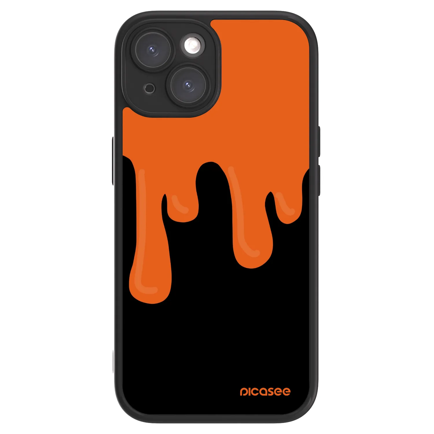 Picasee ULTIMATE CASE pentru Apple iPhone 15 - Orange spooky