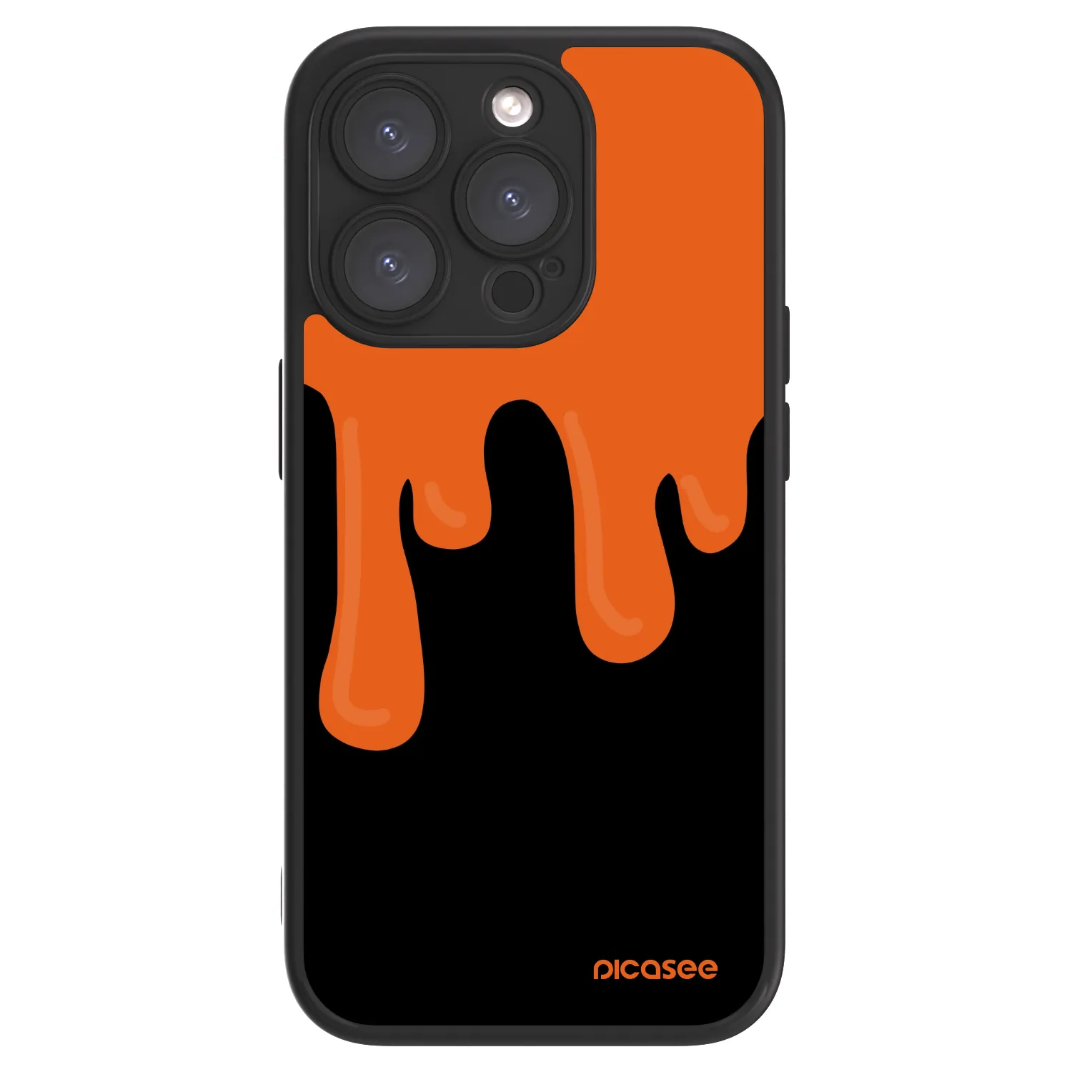 Picasee ULTIMATE CASE MagSafe pentru Apple iPhone 15 Pro - Orange spooky