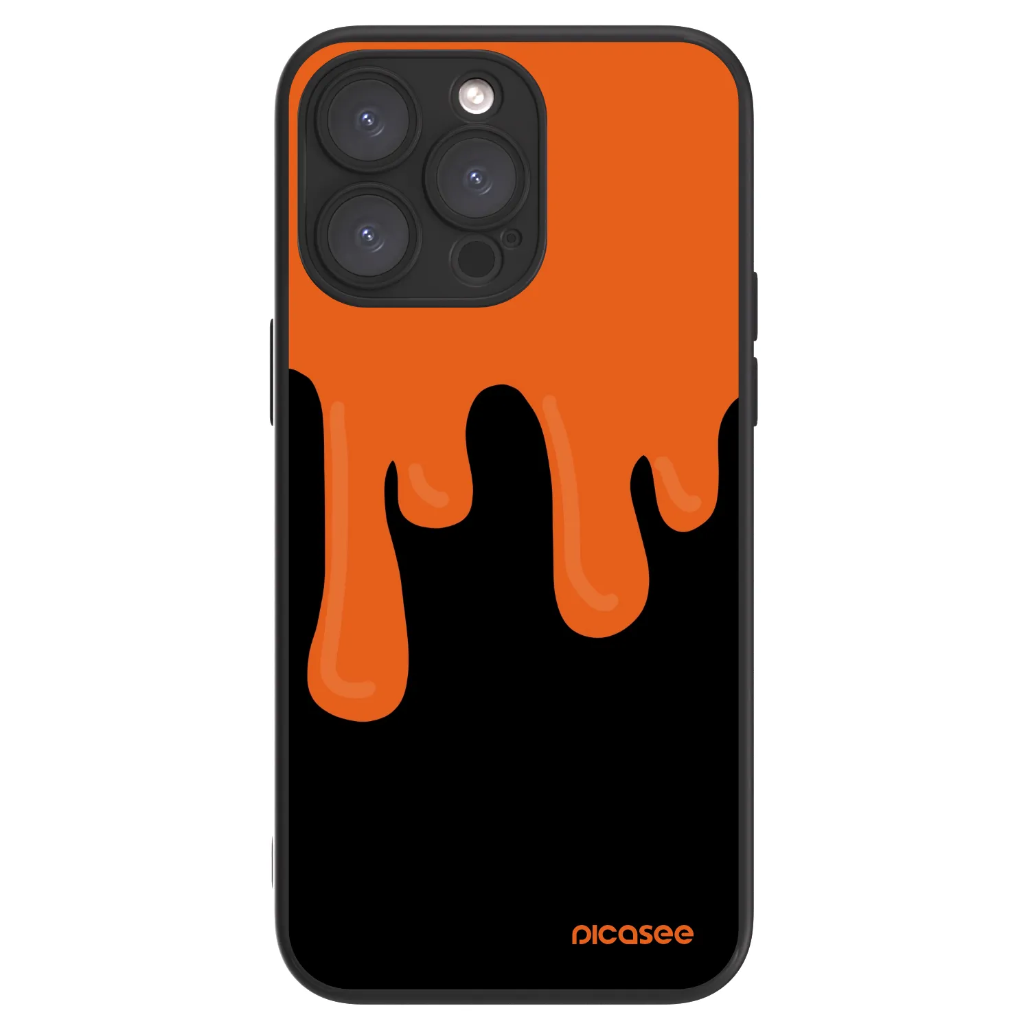 Picasee ULTIMATE CASE pentru Apple iPhone 15 Pro Max - Orange spooky