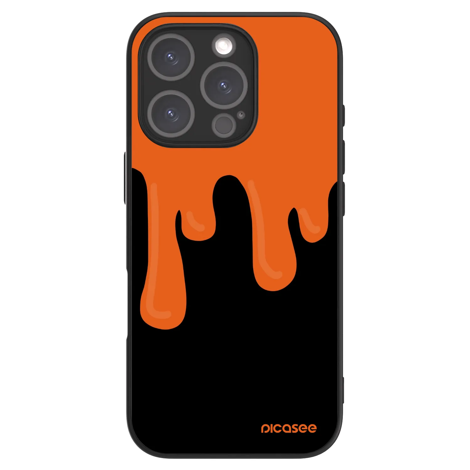 Picasee ULTIMATE CASE pentru Apple iPhone 16 Pro - Orange spooky