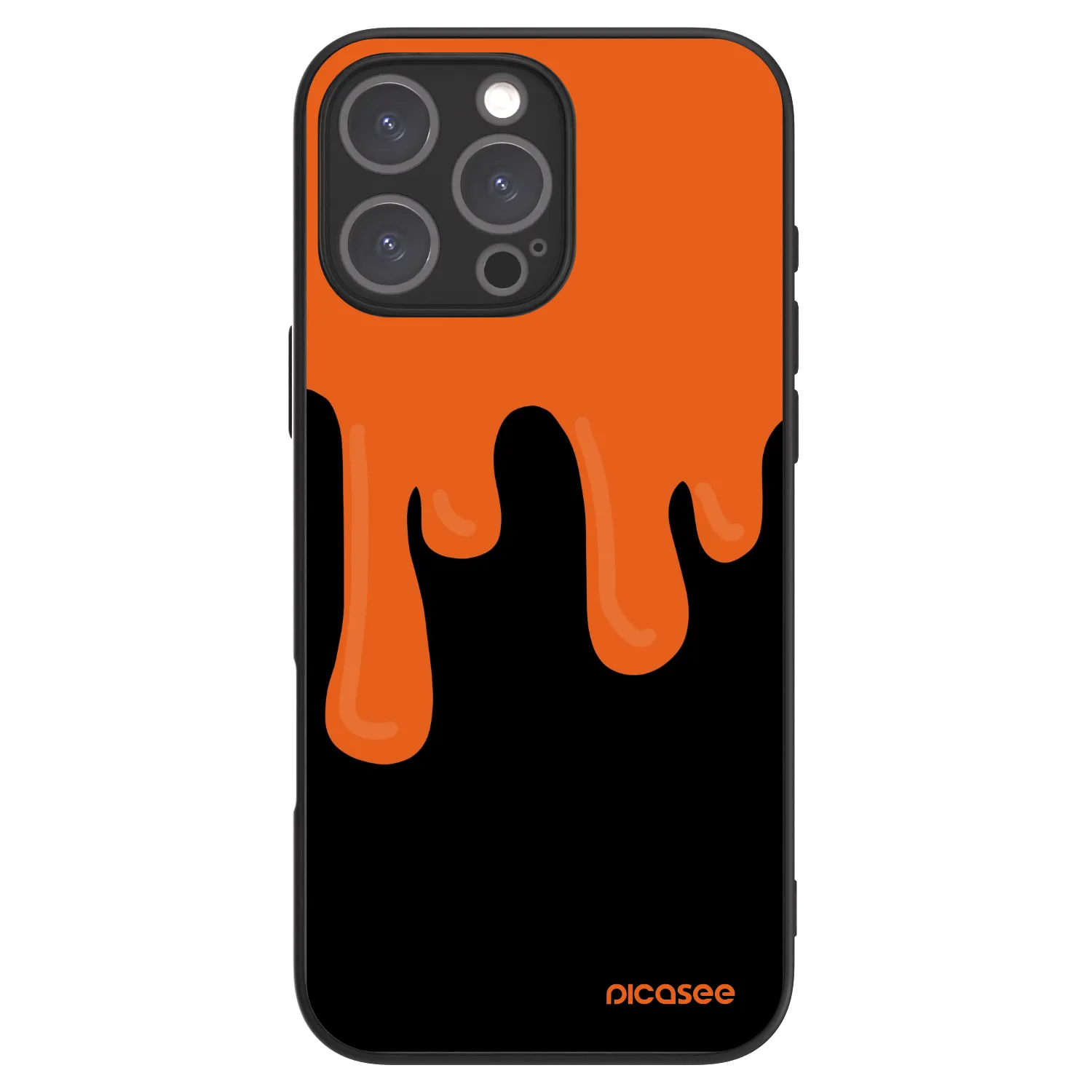 Picasee ULTIMATE CASE pentru Apple iPhone 16 Pro Max - Orange spooky