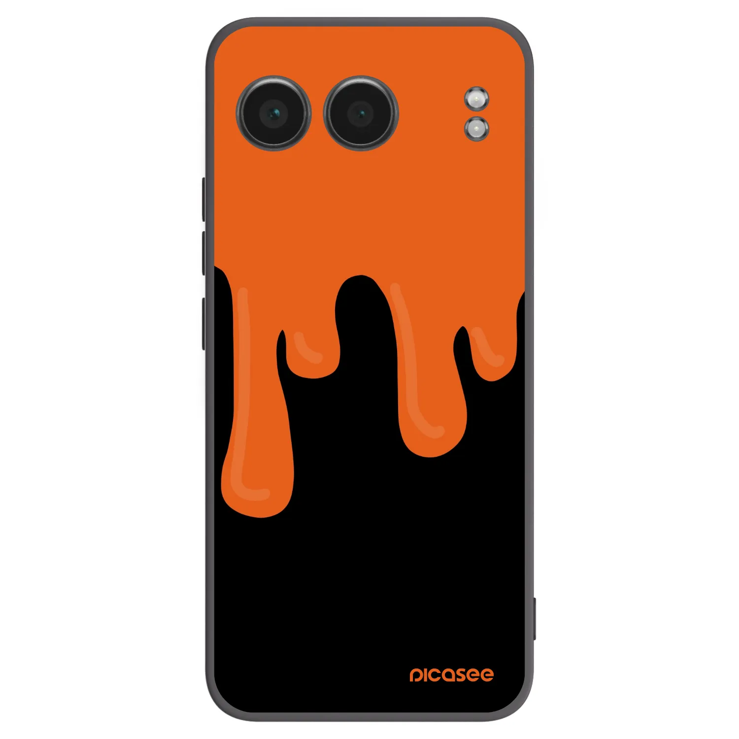Picasee husă neagră din silicon pentru OnePlus Nord 4 - Orange spooky